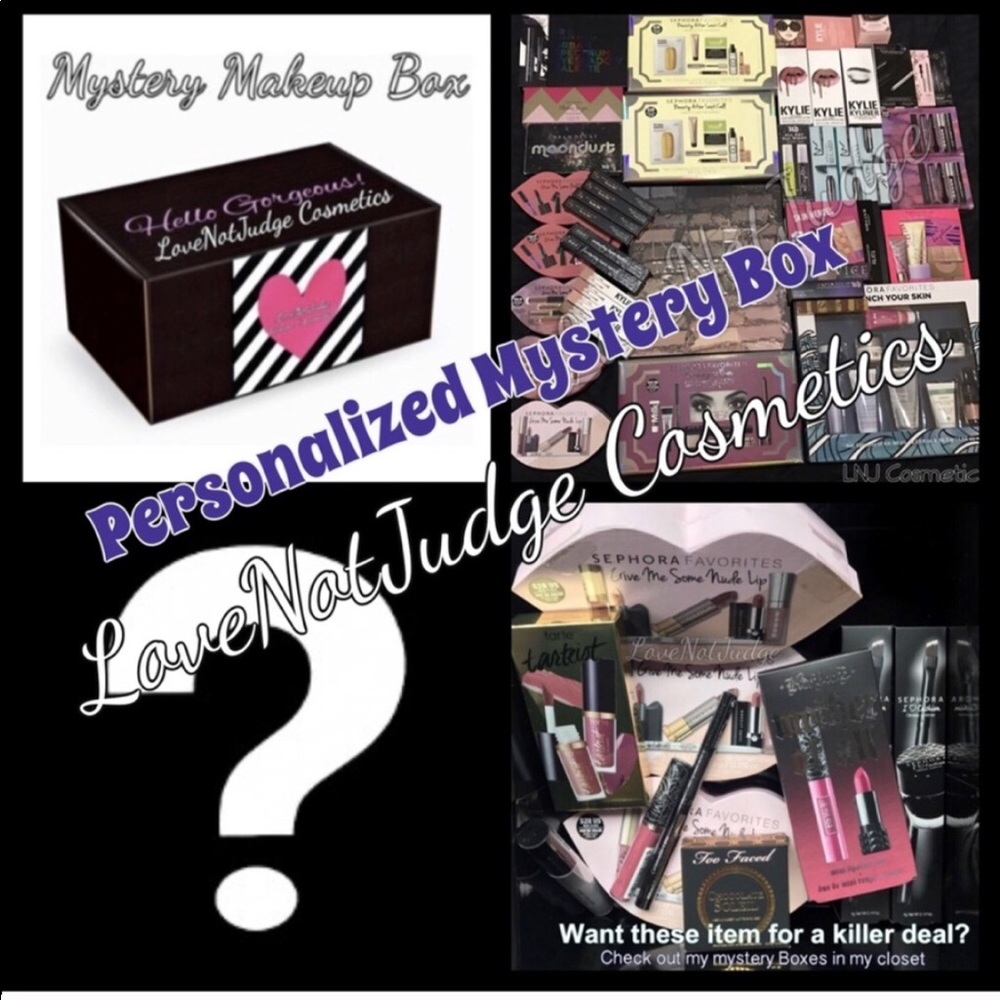 NEW! High end mystery makeup box: 75$ value